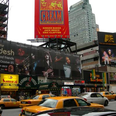 Manhattan Billboard. Photo by Margrit Seyffer